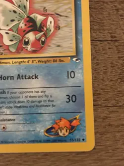 Pokemon TCG Misty's Seaking Gym Heroes 55/132 Uncommon Stage 1 70 HP 1st Editio… - Image 3
