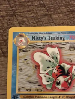 Pokemon TCG Misty's Seaking Gym Heroes 55/132 Uncommon Stage 1 70 HP 1st Editio… - Image 5