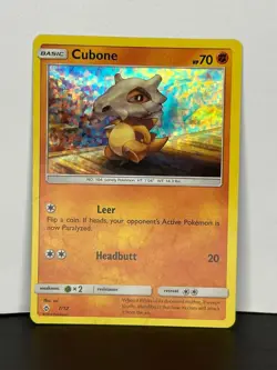 Cubone 7/12 Mcdonalds Promo Rare 2018 - Pokemon TCG MP - Image 1
