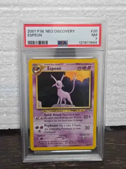 2001 POKEMON NEO DISCOVERY 20 ESPEON - PSA 7 - Image 1