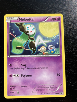 Pokemon Black Star Promo Non- Holo Meloetta BW68 EX/NM - Image 1