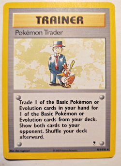 Pokemon Trader 103/110 Rare Non-Holo Legendary Collection Pokemon Trainer NM/LP - Image 1