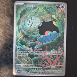 Pokemon Clamperl Illustration Rare Holo 195/182 DRi EN Basic 2025 - Image 1