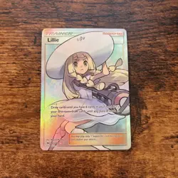 Pokemon Lillie 147/149 Full Art Trainer Sun & Moon Base NM - Image 1