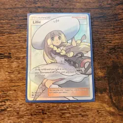 Pokemon Lillie 147/149 Full Art Trainer Sun & Moon Base NM - Image 3