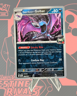 Team Rocket's Golbat 121/182 Sv10: Destined Rivals Reverse Holo FREE SHIPPING NM - Image 1