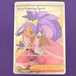 Iris’s Fighting Spirit 180/159 Pokemon TCG Journey Together Full Art Trainer NM - Image 1