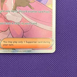 Iris’s Fighting Spirit 180/159 Pokemon TCG Journey Together Full Art Trainer NM - Image 5