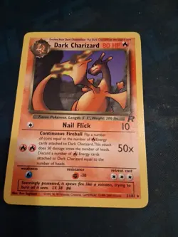 Dark Charizard -21/82 Rare Team Rocket Pokemon Near Mint - Image 1