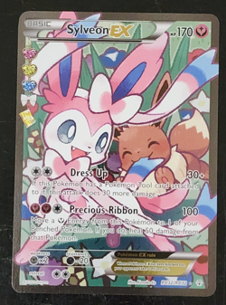 Pokemon TCG Sylveon EX RC32/RC32 Full Art Holo Generations Radiant Collection NM - Image 1