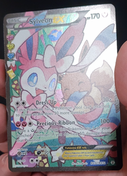 Pokemon TCG Sylveon EX RC32/RC32 Full Art Holo Generations Radiant Collection NM - Image 5