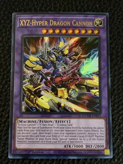 XYZ-Hyper Dragon Cannon MZTM-EN021 Yugioh 1st Ed. (New) Ultra Rare - Image 1