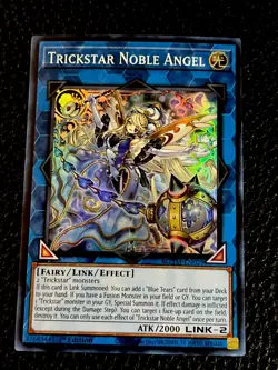 Trickstar Noble Angel MZTM-EN029 Yugioh 1st Ed. (New) Super Rare - Image 1