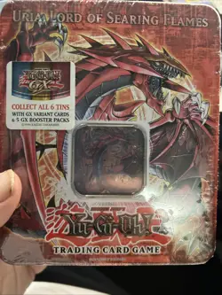 Yugioh Uria Lord Of Searing Flames 2006 GX Collectible Tin Sealed - Image 1