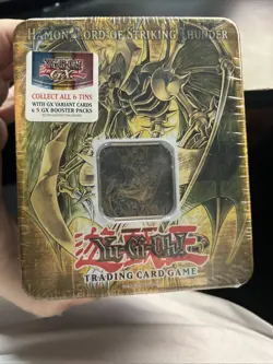 Yu-Gi-Oh! TCG Hamon Lord Of Striking Thunder 2006 Collectible Tin Sealed - Image 1