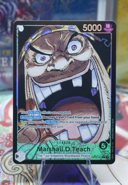 Marshall D. Teach OP09-081 Leader ALT ART Emperors in the New World One Piece - Image 1