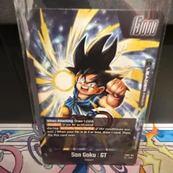 Bandai Dragon Ball Super Son Goku GT FB03-186 Leader Foil Awaken 2 Cards - Image 2