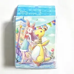 Pokemon Center Japan Card Sleeves & Deck Box Case Jasmine Ampharos set of 2 JP - Image 4