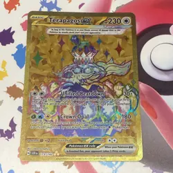 Pokemon TCG Terapagos EX Hyper Rare Stellar Crown Card 173/142 Holo NM - Image 1