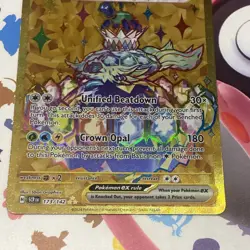 Pokemon TCG Terapagos EX Hyper Rare Stellar Crown Card 173/142 Holo NM - Image 2