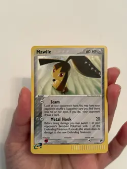 Pokemon Mawile EX Sandstorm Holo Rare 9/100 60 HP Nintendo Card English 2003 - Image 1