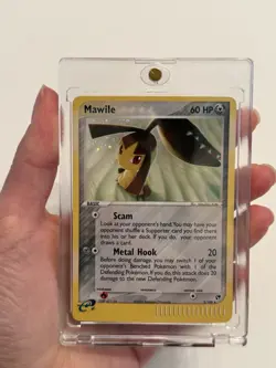 Pokemon Mawile EX Sandstorm Holo Rare 9/100 60 HP Nintendo Card English 2003 - Image 2
