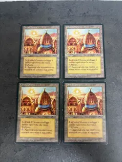 4x CITY OF BRASS / CITTA' D'OTTONE ITA MAGIC THE GATHERING MTG ARABIAN NIGHTS - Image 1