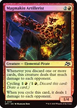 Magmakin Artillerist (0137) - Aetherdrift - Common (Foil) - Image 1