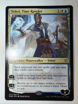 MTG War of the Spark Teferi, Time Raveler 221/264 - Image 1
