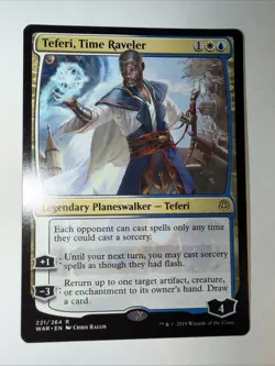 MTG War of the Spark Teferi, Time Raveler 221/264 - Image 4