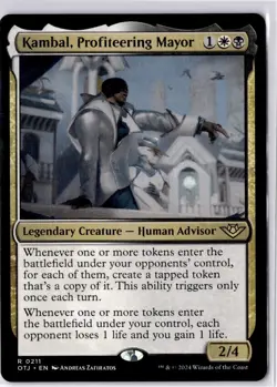 Kambal, Profiteering Mayor Outlaws of Thunder Junction Regular NM R 0211 - Image 1