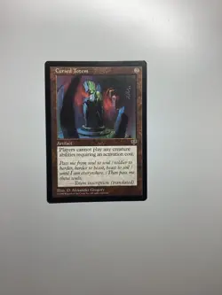 Cursed Totem 1996 Mirage MTG - Image 1