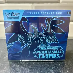 Pokemon Mega Evolutions Phantasmal Flames Elite Trainer Box ETB | New & Sealed! - Image 1