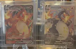 Pokemon TCG Charizard VMAX Shining Fates & Darkness Ablaze 2 Card Lot *Clean* - Image 1