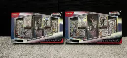 Pokemon SV Prismatic Evolutions Premium Figure Collection 2x Factory Sealed - Image 1