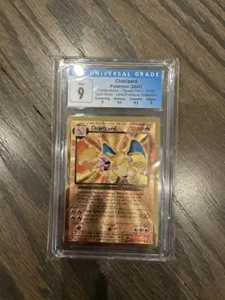 CGC 9 2021 Pokemon 25th Anv. Celebrations Gold Metal Pikachu & Charizard - Image 3
