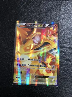B6 Pokemon XY Charizard EX Black Star Promo Full Art Holo XY121 HP - Image 1
