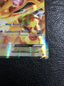 B6 Pokemon XY Charizard EX Black Star Promo Full Art Holo XY121 HP - Image 4