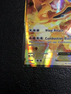 B6 Pokemon XY Charizard EX Black Star Promo Full Art Holo XY121 HP - Image 5
