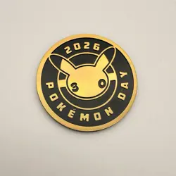 Pokemon TCG 2026 Pokemon Day 30th Anniversary Pikachu 051 Stamped Promo And Coin - Image 2