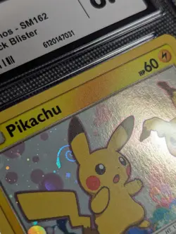 Pokemon TCG Team Up PROMO Pikachu #SM162 GRADED CGC 8.5 NM-MINT+ Swirl - Image 3