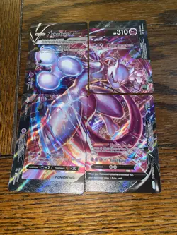 Pokemon Black Star Promo Mewtwo V Union Holo - Set of 4 - SWSH159 - SWSH162 NM - Image 1