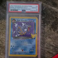 Pokemon Dark Gyarados 8/82 Celebrations Classic Collection Holo PSA 10 English - Image 1