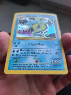 Pokemon Gyarados TCG 6/102 Holo Unlimited Rare Base Set WOTC MP - Image 4