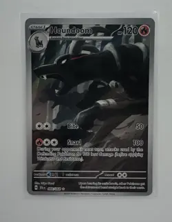 HOUNDOOM - 066/064 - POKEMON -Illustration Rare -SHROUDED FABLE - Mint Condition - Image 1