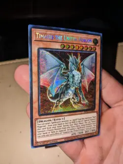 Yugioh! Timaeus the United Dragon - MP23-EN003 - Prismatic Secret Rare - 1st Edi - Image 2