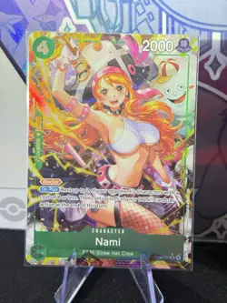 OP14-031 Nami SR Alt Art OP14 The Azure Sea’s Seven English Near Mint - Image 1