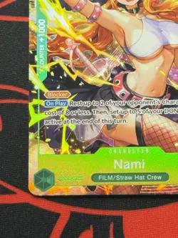 OP14-031 Nami SR Alt Art OP14 The Azure Sea’s Seven English Near Mint - Image 5
