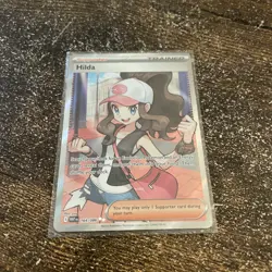 Hilda 164/086 Full Art Ultra Rare White Flare Pokemon TCG Trainer Card - Image 1
