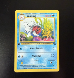 Pokemon TCG Seaking Jungle 1st Edition Uncommon Card 46/64 - Image 1